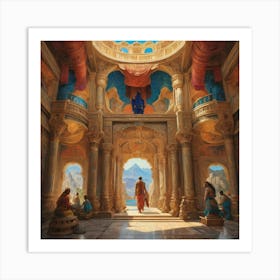 Palace Of Kings paintings art print Art Print