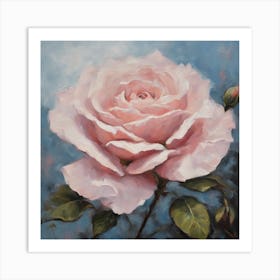 Pink Rose Art Print