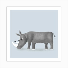 Rhino or Rhinoceros Art Print