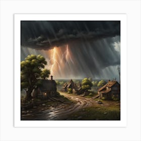 Storm Art Print