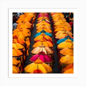 Buddhist Monks 3 Art Print