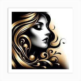 Portrait Of A Woman 50 Art Print