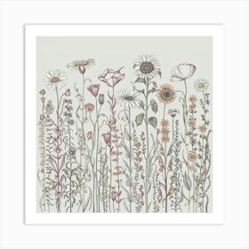 Wildflowers 8 Art Print