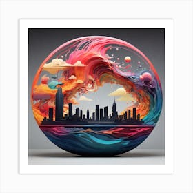 Cityscape Art Print