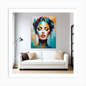 Cuadro De Lugar De Estar Art Print