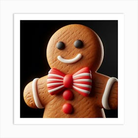 Gingerbread Man 1 Art Print