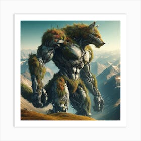 Mech Lycan V2 Art Print