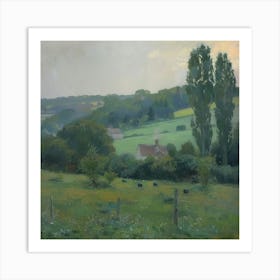 Farm Landscape Art Print