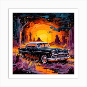 'The Car' Art Print