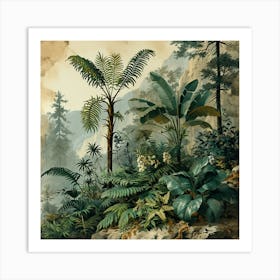 Tropical Garden 2 Art Print