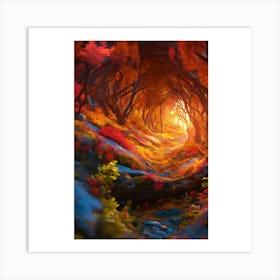 Autumn Forest 16 Art Print