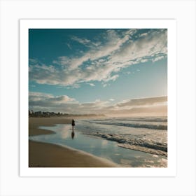 Default Sky Ocean Beach Art 2 Art Print