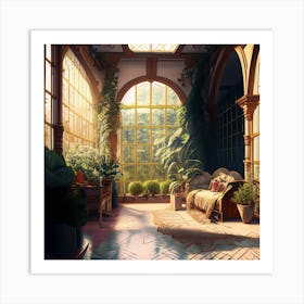 Room With Plants Art Print