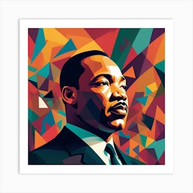 Martin Luther King Jr. 18 Art Print