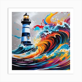 Lighthouse 24 Art Print