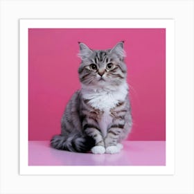 Portrait Of A Cat 1 Art Print