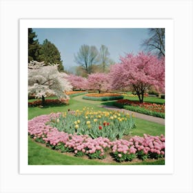 Tulip Garden Art Print