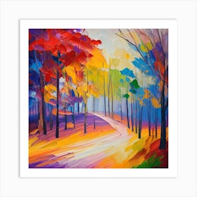 Autumn Forest 1 Art Print