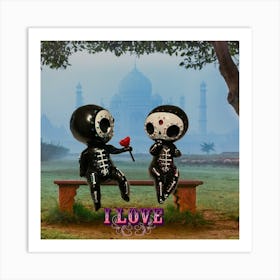 Love you Art Print