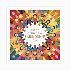 International Friendship Day 3 Art Print