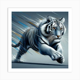 White Tiger 55 Art Print