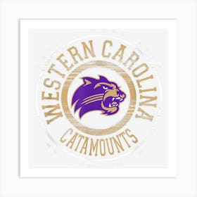 Western Carolina Catamounts Showtime Art Print