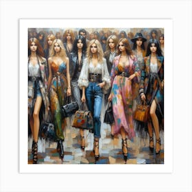 Fashion Show Art Print