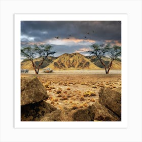 Desert Landscape 1 Art Print