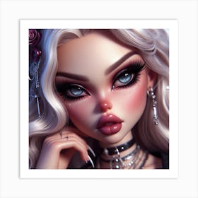 Gothic Doll 8 Art Print