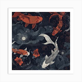 Koi Fish 14 Art Print