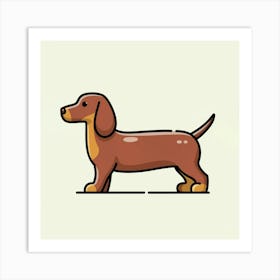 Dachshund 5 Art Print