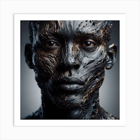 Portrait Of A Black Man Art Print