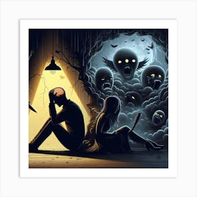 Dark Night Of The Soul Art Print