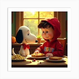 Peanuts 3 Art Print