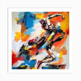 Abstract Of A Dancer Art Print