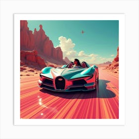 Bugatti Chiron 1 Art Print