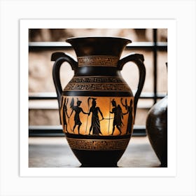 Greek Vase Art Print