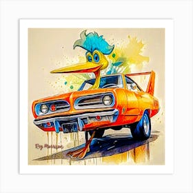 FM-69 . PLYMOUTH BIG BIRD 1 Art Print