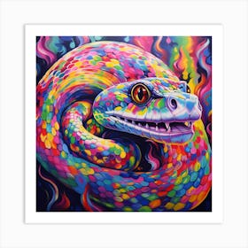 Rainbow Snake Art Print