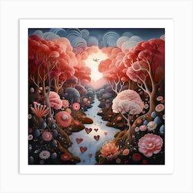 Surreal Love Garden By Csaba Fikker 16 Art Print