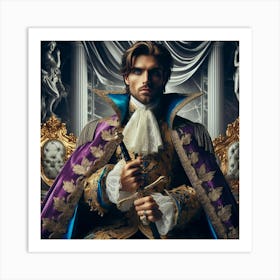 Portrait Of Royalty Art Print