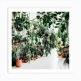 Room Full Of Plants Art Print