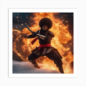 Ninja warrior Art Print