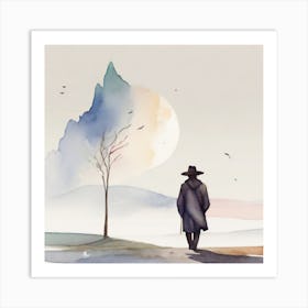 Man In A Hat Art Print