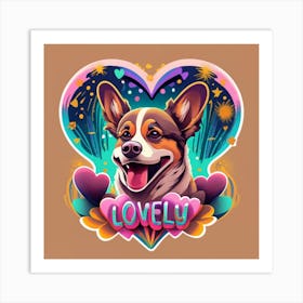 Lovely Dog Art Print