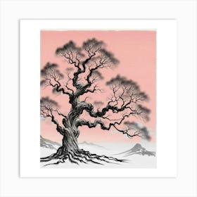 Japanese Tree Art Print