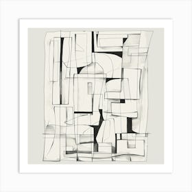 Abstract Drawing Art Print