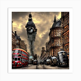 London Street Scene Art Print