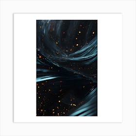 Abstract Swirls Art Print