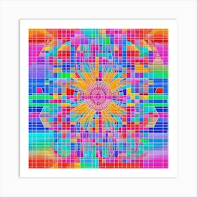 Abstract Psychedelic Art Art Print